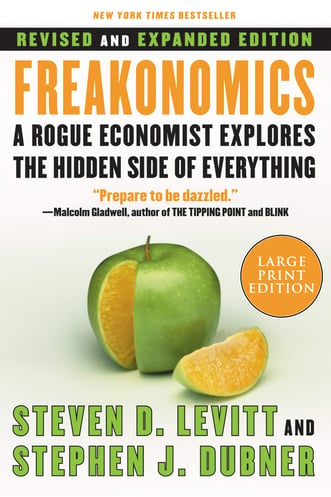 Capa do livro Freaknomics